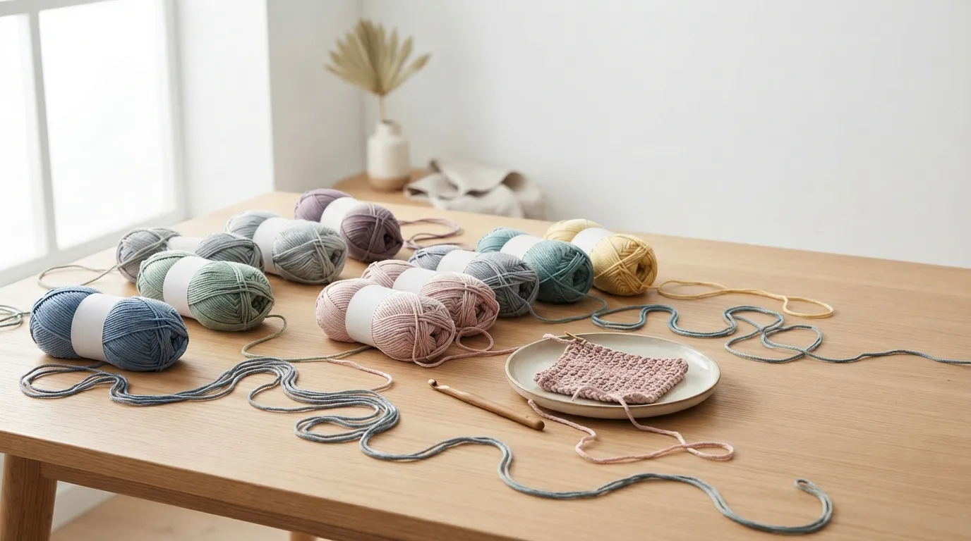 HuYau handmade crochet piece